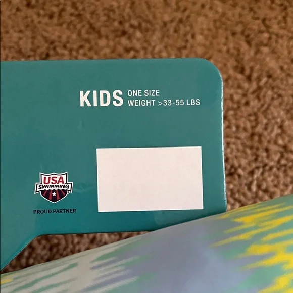 Speedo Kids Swim Vest - Aqua and Yellow - Picture 3 of 4